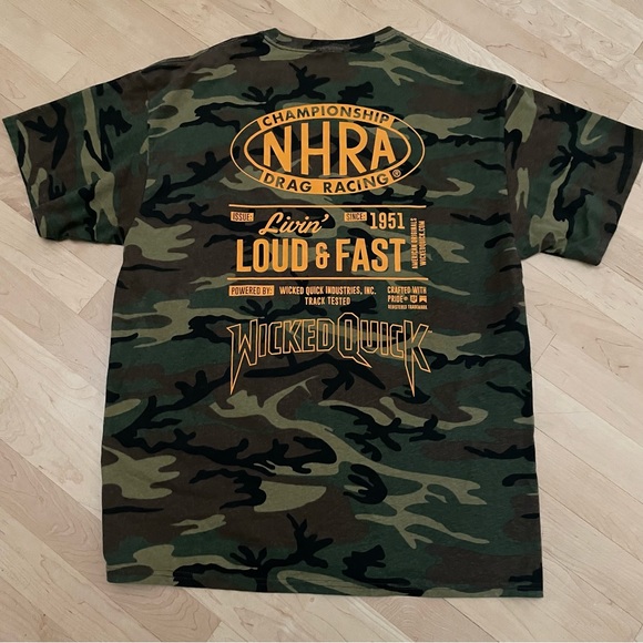 NHRA Drag Racing Championship Camo Shirt Large - Picture 6 of 7